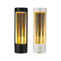 UKETA Conteneur de rangement portable de haute qualité pour cigarettes, format king size, avec lumière LED