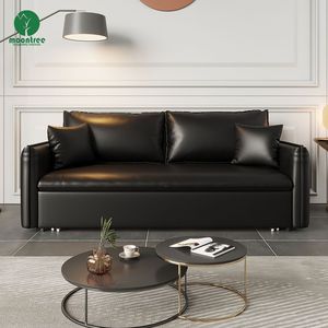 Moontree Vente à chaud de luxe de style nord-européen facile à installer canapé-<span class=keywords><strong>lit</strong></span> pliant en cuir canapés-lits pliables pour dormir - Product Image 2