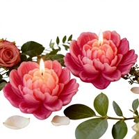 Moule en silicone 3D en forme de pivoine pour bougies parfumées, savons faits main et décorations en plâtre, modèle YT25252