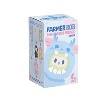 Figurine de collection Looking Unicorn FARMER BOB Troisième Génération Phantom Dragon Secret Realm en vinyle et peluche, série boîte mystère, jouet tendance, cadeau
