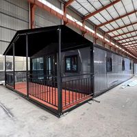 Maison conteneur modulaire de luxe extensible et personnalisable, 20 pieds, préfabriquée, mobile, pour USA et Europe, vente en gros
