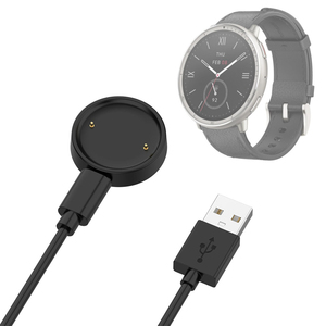 Adaptador de Base para Smartwatch con Cable USB Retráctil para <span class=keywords><strong>Amazfit</strong></span> <span class=keywords><strong>Active</strong></span> 2/Bip 6, Carga PD, Monitor de Sueño y Llamadas - Product Image 1