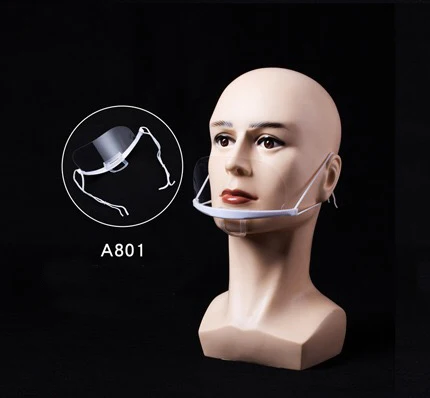 Противотуманный Антибактериальный пластиковый защитный щит для рта