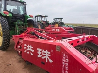 HONGZHU Nouvelle Moissonneuse-batteuse Standard en Acier pour Pommes de Terre, Riz et Maïs avec Pelle et Convoyeur pour une Productivité Élevée Garantie 1 An