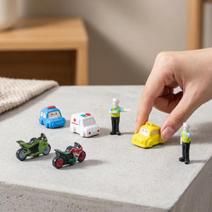 Fabricante de Coleccionables de Moda: Figuras de Resina en Miniatura de Vehículos de Tráfico, Coches de Policía y Taxis, Juguetes Artísticos, Relleno para Caja Sorpresa de Fábrica - Product Image 4