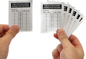 ป้ายเครื่องดับเพลิงป้ายการตรวจสอบบันทึกการบำรุงรักษาแท็กกันน้ำการตรวจสอบสำหรับในร่มกลางแจ้ง - Product Image 3