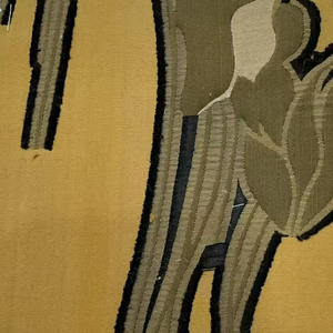 最新设计145厘米155gsm植物图案提花Abaya面料定制涤纶勒克斯针织提花面料 - Product Image 4