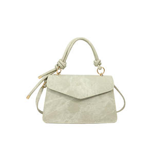 Nuevo Bolso Cuadrado Pequeño Minimalista Retro de Moda Otoñal para Mujer, Bolso de Mano Casual, Color Sólido, PU, Poliéster, 1-3L - Product Image 6