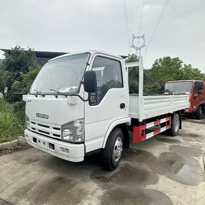 รถบรรทุก ISUZU แบบมีรั้ว 4x2 4 ตัน รถบรรทุกขนาดเล็ก เครื่องยนต์ดีเซล ISUZU 120 แรงม้า รถบรรทุกพื้นเรียบ คุณภาพสูง ขาย - Product Image 3