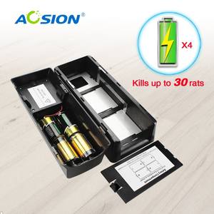 एओशन अनुकूलन योग्य लोगो के लिए स्वचालित इलेक्ट्रिक चूहों ट्रैप के साथ माउस किलर मशीन बैटरी पावर ठोस राज्य चूहे जाल के साथ - Product Image 3