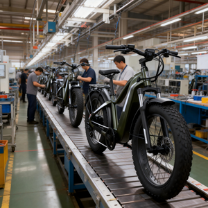 Bicicletta <span class=keywords><strong>Elettrica</strong></span> da Montagna con Pneumatici Fat da 26 Pollici, Motore Posteriore Brushless 48V 500W, Batteria Integrata al Litio 15AH - Product Image 4