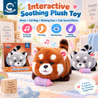 Ours en peluche interactifs en gros pour importateurs, fournisseur de jouets électroniques en peluche pour apaiser les bébés, pour les magasins de jouets en ligne