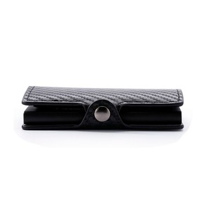 Casekey <b>RFID</b> Protection Carbon Fibre Popup <b>Wallet</b> Slim Anti Theft Automatic for Card Holder Button Closure - Product Image 4