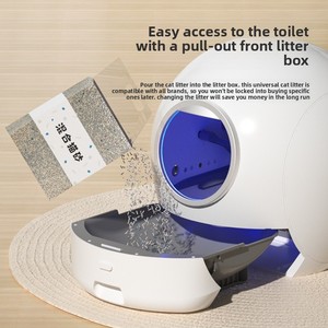 Nuevo Diseño Mejorado de Segunda Generación, Caja de Arena para Gatos Esférica Extra Grande, Automática, con Control por Aplicación, Inteligente - Product Image 4