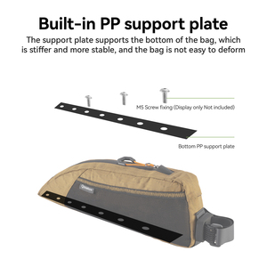 Qunature étanche Bikepacking cadre sac longue Distance route montagne Touring Tube supérieur Net poche vélo sac - Product Image 6