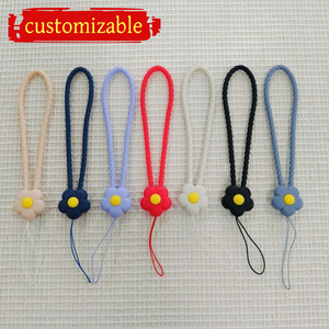 Cadena colgante de silicona con patrón de flores tejidas de salida de fábrica: llavero USB corto, multifuncional, personalizado y creativo - Product Image 1