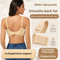 Soutien-gorge en gelée sans couture, style européen et américain, à décolleté profond en V. Push-up pour poitrine généreuse. Soutien-gorge confortable