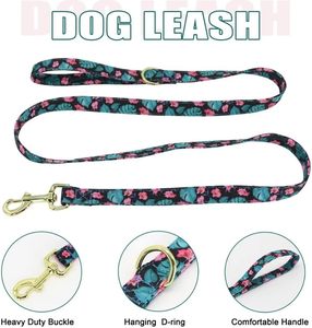 Personalized OEM ODM Eco-Friendly Dog Harness Set Fur Trim Neoprene Padded Polyester Custom Design Matching Collar Leash Set - Product Image 4