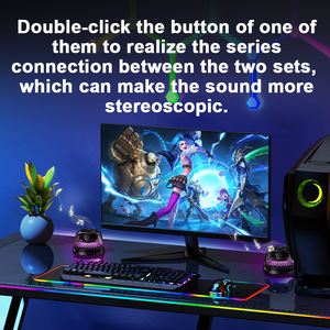 OEM RGB ที่ชาร์จเพลงมัลติฟังก์ชั่นไร้สายลำโพง <span class=keywords><strong>BT</strong></span> ขนาดเล็กแบบพกพาชาร์จสำหรับ iPhone 16 <span class=keywords><strong>PRO</strong></span> MAX การสนับสนุนการสั่งซื้อจำนวนมาก - Product Image 4