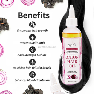 Private Label Curly Organic Vegan Leave-In Natural Scalp <strong>Hair</strong> Care 2 in 1 Protect Root Nourishing Healthy <strong>Onion</strong> <strong>Hair</strong> Growth <strong>Oil</strong> - Product Image 2