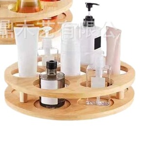 Wooden <b>Spice</b> <b>Rack</b> <b>Rotating</b> Multi Function Kitchen Storage Solid Wood Organizer For Cooking Seasoning <b>Spices</b> - Product Image 5