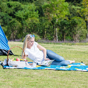 Extra grande acolchado 4-6 personas playa <span class=keywords><strong>Camping</strong></span> sentado plegable Mat manta para <span class=keywords><strong>la</strong></span> familia - Product Image 4