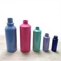 Bouteilles cosmétiques en aluminium personnalisées (50ml-150ml) avec bouchon à vis, impression sérigraphique, forme adaptée pour shampoing, lotion, après-shampoing, gel douche