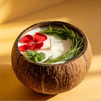 Bloc de cire de coco à faible point de fusion pour bougies aromatiques et cire de massage – Matière première DIY