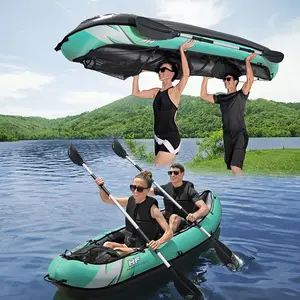 Bestway 65052 de 130 "x 37 x" 2 hombre de goma inflable Canoa kayak velocidad balsa kayak