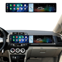 Автомагнитола MOOKAKA 12.3+ 4.99+12.3 дюйма для Honda Fit/City/EVERUS S1 2002-2015 с GPS-навигацией, беспроводным CarPlay и интерактивным экраном