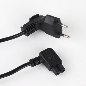 <span class=keywords><strong>Vde</strong></span> 250V 2 Pin Đen 220 ~ 250V sử dụng nhà cắm H03VVH2-F /H05VVH2-F 3 pin điện tử dây điện EU hai vòng cắm dây - Product Image 5