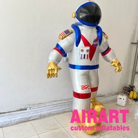 Costume de combinaison spatiale conçu pour la publicité, pour les expositions aérospatiales, costume de combinaison spatiale gonflable grande taille, costume de mascotte de combinaison spatiale