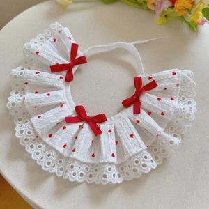 Babero para perro con adornos de fresa, lindo y dulce, babero para gatos, accesorio para mascotas para perros pequeños, Bichón Frisé, Teddy - Product Image 3