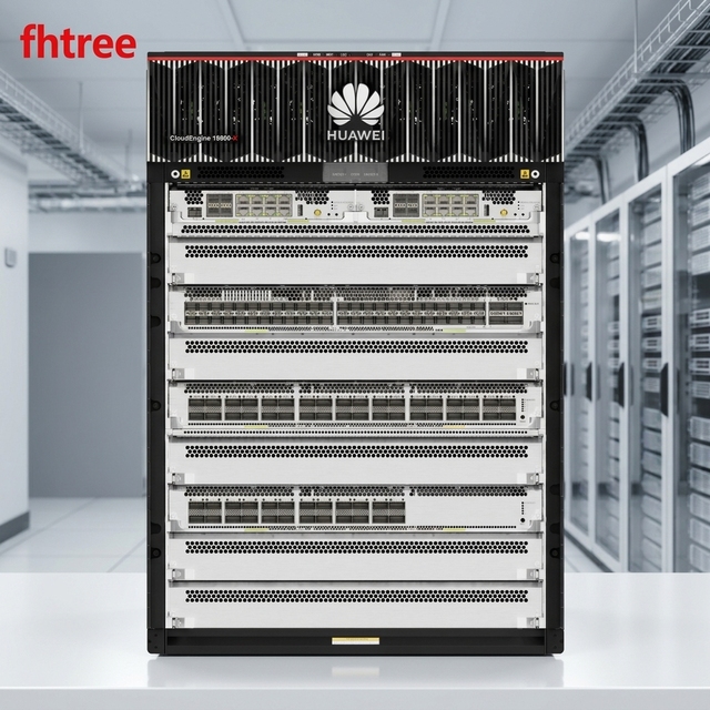 Huaweis CloudEngine CE16800-X8 Data Center Switch Chassis 8x Line Card Slots L2/L3 400GE/100GE/25GE Original New