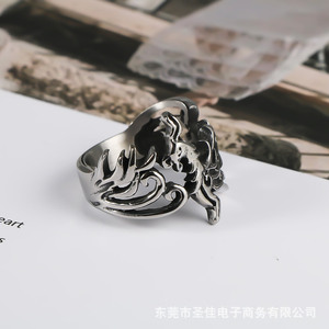 Phoenix <b>Ring</b> For Men <b>Titanium</b> Steel Animal Shape Fashion Jewelry Gift SA506 - Product Image 4