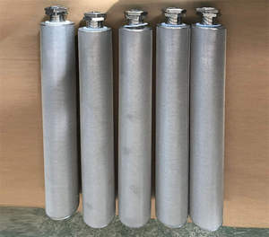 1 <strong>Micron</strong> 316L Stainless Steel <strong>Sintered</strong> Cylindrical <strong>Filter</strong> <strong>Element</strong> New Condition Air <strong>Filter</strong> Core <strong>Wire</strong> <strong>Mesh</strong> Stainless Steel <strong>Wire</strong> - Product Image 5