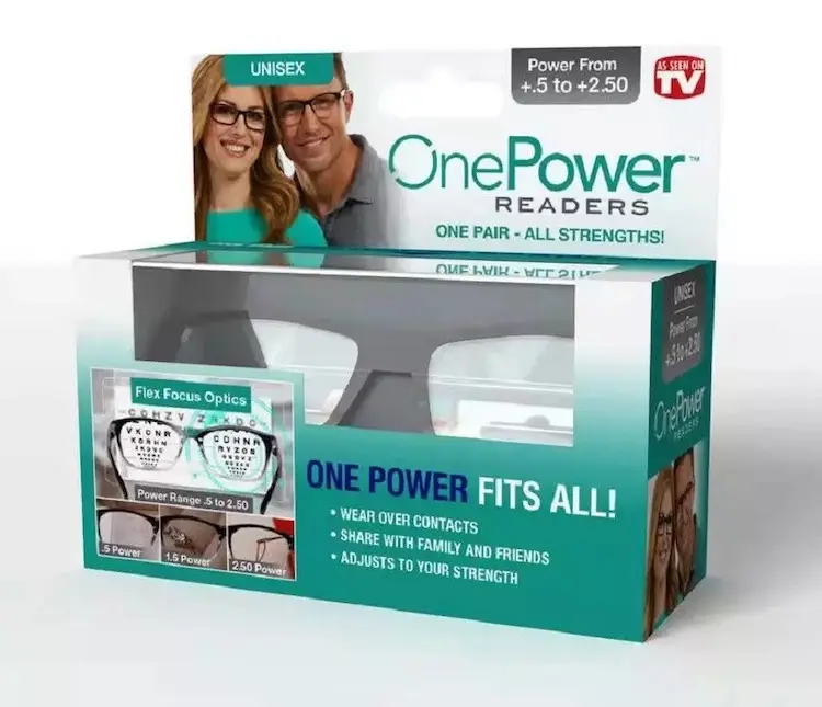 One power readers Autofocus clear Reading Glasses with zoom resin high-definition Unisex One Power Reader glasses