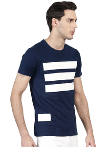 A-one Qualité Hommes O-Neck Imprimé Tricoté Écologique À Manches Courtes Slim Fit D'été T-shirt Décontracté Prix D'usine Direct - Product Image 3