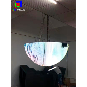 室内零售店广告地铁数字海报定制RGB全彩视频球显示器P2球形发光二极管屏幕 - Product Image 5