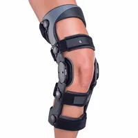 Orthopedic leg brace angle adjustable knee brace support OEM customized Bestway Leather Wrist Support medical post op knee support knee pain relief