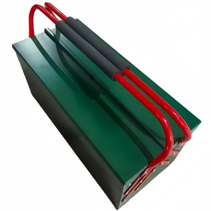 <span class=keywords><strong>Caja</strong></span> de <span class=keywords><strong>Herramientas</strong></span> Metálica para Reparaciones Automotrices con Cierre Superior Plegable para Plomeros, Electricistas y Trabajadores de Mantenimiento de Propiedades - Juego de Almacenamiento Portátil - Product Image 2
