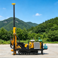 Foreuse hydraulique portable à moteur diesel pour l'exploration minière sur le terrain et la construction