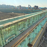 SONGMAO 100s Panneaux de coffrage réutilisables en plastique pour piliers en béton, pour la construction