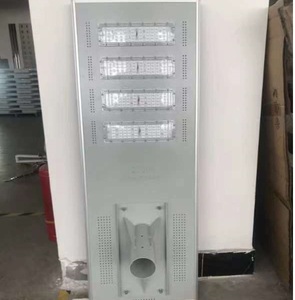 Lampadaire solaire LED intégré tout-en-un 400W avec détecteur de mouvement IP65 pour usage extérieur sur routes et dans les jardins - Product Image 4