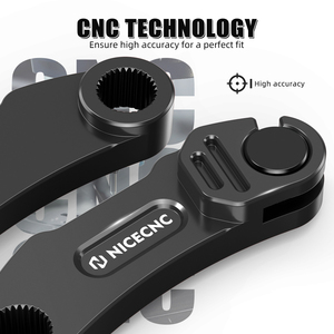 Brazo de Cable de Embrague NICECNC para <span class=keywords><strong>Yamaha</strong></span> <span class=keywords><strong>Raptor</strong></span> 700 2006-2026 <span class=keywords><strong>700R</strong></span> 2011-2024 <span class=keywords><strong>2022</strong></span>, Conjunto de Palanca de Empuje de Aluminio, Accesorios para ATV - Product Image 2