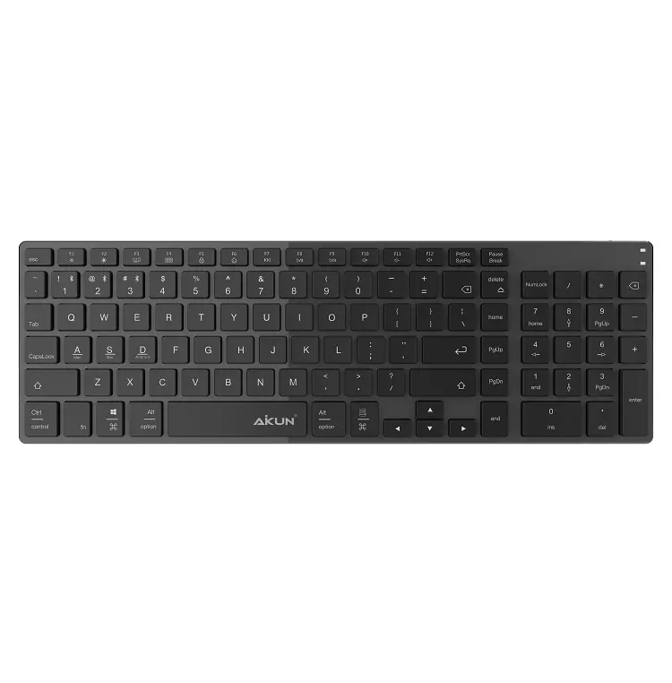 AX8200 teclado inalámbrico de 2,4 GHz para el ordenador portátil/La PC Slim sin núcleo teclado