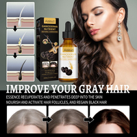 Sérum capillaire unisexe au Ganoderma hydratant et réparateur pour cheveux gris et ternis 30ml