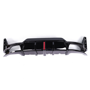 Difusor de Parachoques Trasero Negro Brillante ABS Tipo <span class=keywords><strong>CP</strong></span> con LED para BMW Serie 3 G20 LCI <span class=keywords><strong>M</strong></span> Tech 2023+ - Product Image 2