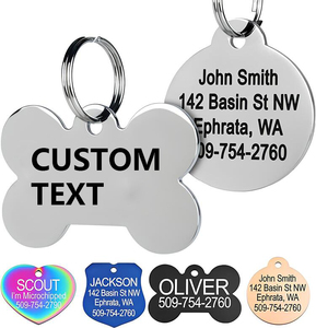 Chất lượng cao tùy chỉnh <span class=keywords><strong>Dog</strong></span> ID <span class=keywords><strong>tag</strong></span> Trống Tùy Chỉnh QR mã kim loại <span class=keywords><strong>Dog</strong></span> Tags cá nhân cho vật nuôi - Product Image 6