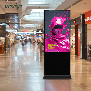 VISIGN 55 65 75 86 인치 초발광 <span class=keywords><strong>LCD</strong></span> 디지털 홍보 스크린 전시 공간 소매 인터랙티브 디지털 간판 - Product Image 5